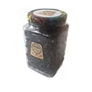 Gemlik Yağlı Salamura Siyah Zeytin 1 kg Cam Kavanoz